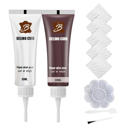 20ml Faux Leather Repair Gel Kit Vinyl Restoration Cream Set Repair Scratches Cracks Leather Furniture Care Products