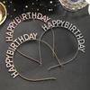 Headbands Happy Birthday Hair Hoop Hairbands Fashion Hair Accessories Rhinestone Girls Kids Women Crowns
