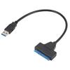 Adaptateur USB 3.0 - UNBRANDED - Convertisseur SATA III - 22 Broches - Noir - 1 M