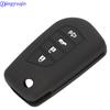 Силиконовый складной чехол для ключа дистанционного управления автомобиля jingyuqin для Toyota Camry Highlander Corolla Prado Reiz Crown RAV4 4 кнопки