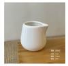 Creative Pure White Ceramic Coffee Small Milk Cup Pot Pot Steak Cup Sauce with Handle Size Sugar Jar Milk Spoon Beak