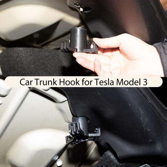 Крючок в багажник автомобиля для Tesla Model 3, сверхмощный, прочный подшипник, черный, автомобильный мешок для мусора, продуктовый мешок, вешалка, аксессуары для модификации салона автомобиля