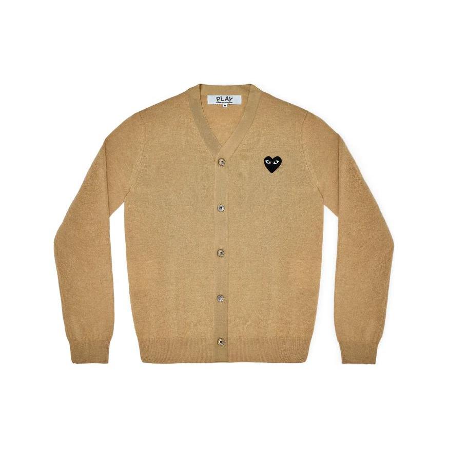 CDG Play SS24 Sweater Unisex Top Light Camel AX-N024-051-TOP LIGHT CAMEL