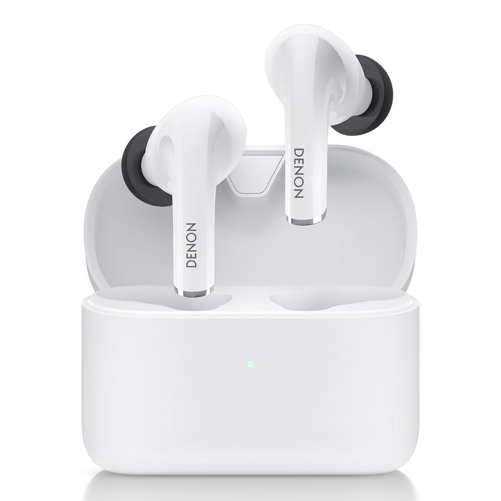Denon AHC830NCW Completely Wireless Headphones with Noise Cancellation Function White AHC830NCWWTEM In-ear