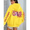 Merry Christmas Cold Ourside Print Women Hoodie Pocket All-Match Hoody Multicolor Loose Pullovers Autumn Streetwear