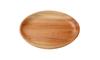 Wooden Tableware Round Plate Outer Diameter 22cm Wood Bracelet UP-2553