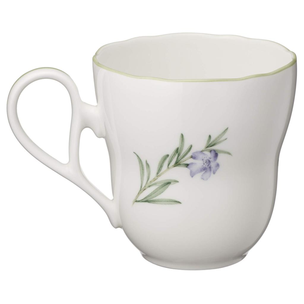 Кружка Noritake Тарелка 375 мл 22 см Английские травы Подходит для микроволновой печи 2 штуки 2 штуки Костяной фарфор & (Парный набор) Кружка Тарелка Кружка Тарелка M9715/4942