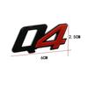 3D ABS Хром Черный Красный Логотип Эмблема Q4 Наклейка на Багажник Автомобиля Для Q4 Аксессуары