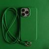 Luxury Cowhide Genuine Leather Case for IPhone 16 Pro Max 15Pro 11 13 12pro 14Pro 14 Strap Crossbody Lanyard Phone Cover Coque