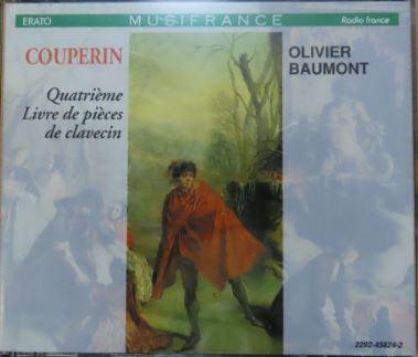 CD КУПЕРЕН; БОМОН, ОЛИВЬЕ - Куперен: Пьесы для клавесина 4 2292458242 Erato Disques S 1992 Франция Классическая Б/У