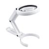 8LED Handheld Magnifier Dual Purpose Universal Handheld Illuminated Magnifier Lightweight USB Rechargeable Watch Repair Supplies