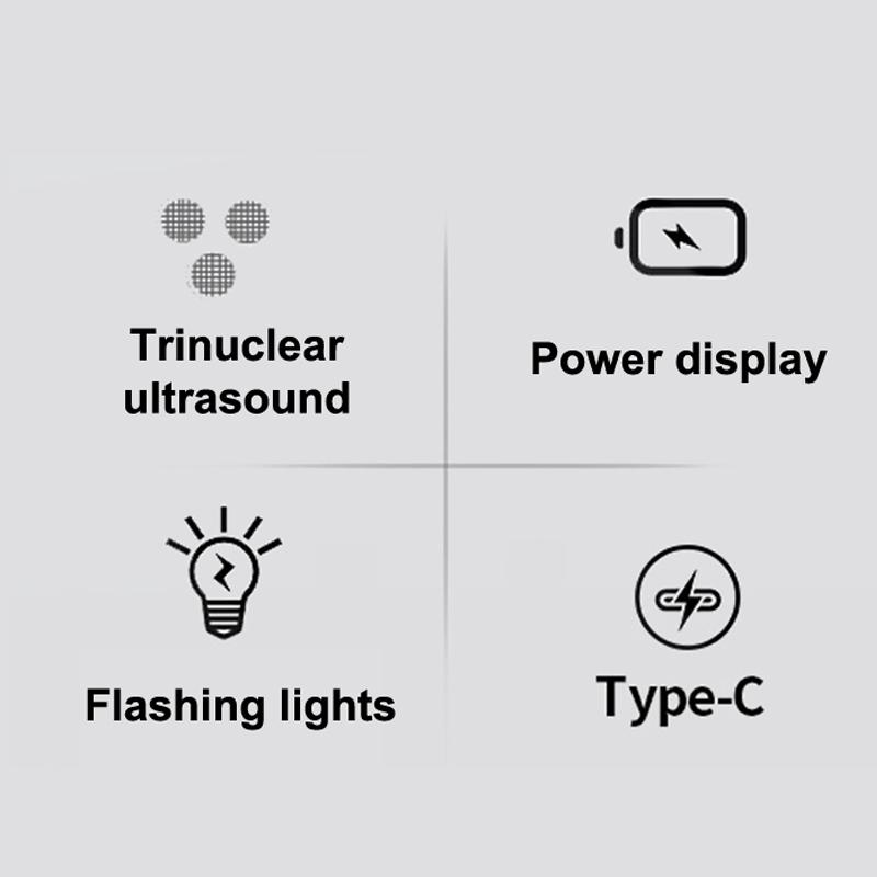 Ультразвуковой отпугиватель для домашних собак, средство от лая с LED-фонариком, перезаряжаемый, для дрессировки собак, репелленты, инструмент против лая
