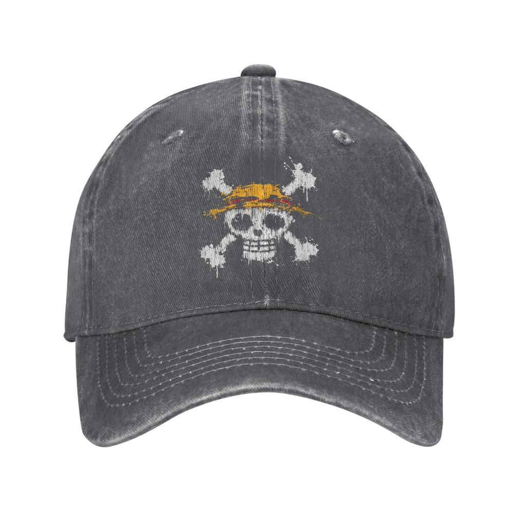 One Piece Multicolor Hat Peaked Womens Cap Skull Personalized Visor Protection Hats