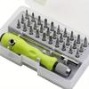 32pcs/set Tool Repair Screwdriver Set Precision Mini Magnetic Screwdriver Bits Kit Phone Mobile IPad Camera Maintenance