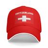 Switzerland Flag  Sun Baseball Cap  Summer Casual Trucker Hat For UnisexTeens Hunting Camping Baseball Caps