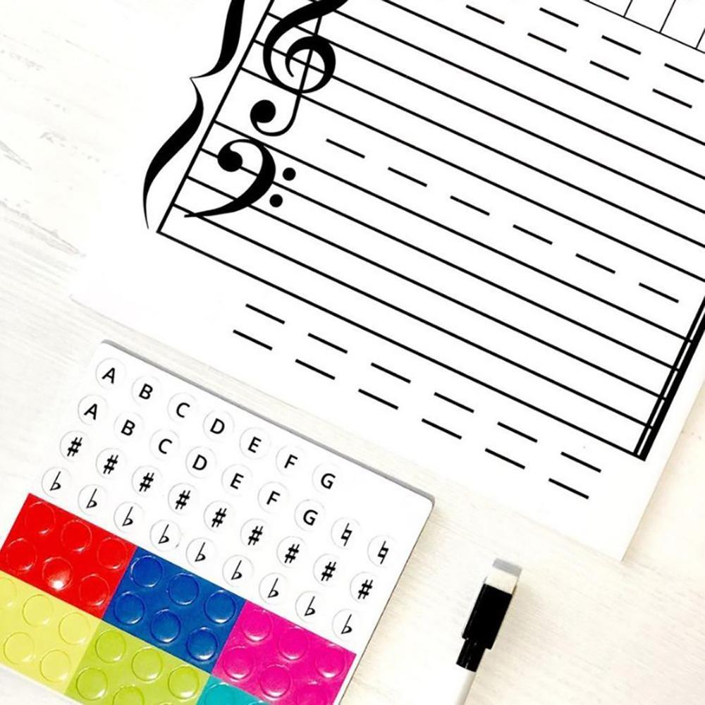 Dry Erase Music Note Board Magnetic Note Reading Board Music Teaching Board For Piano Teacher