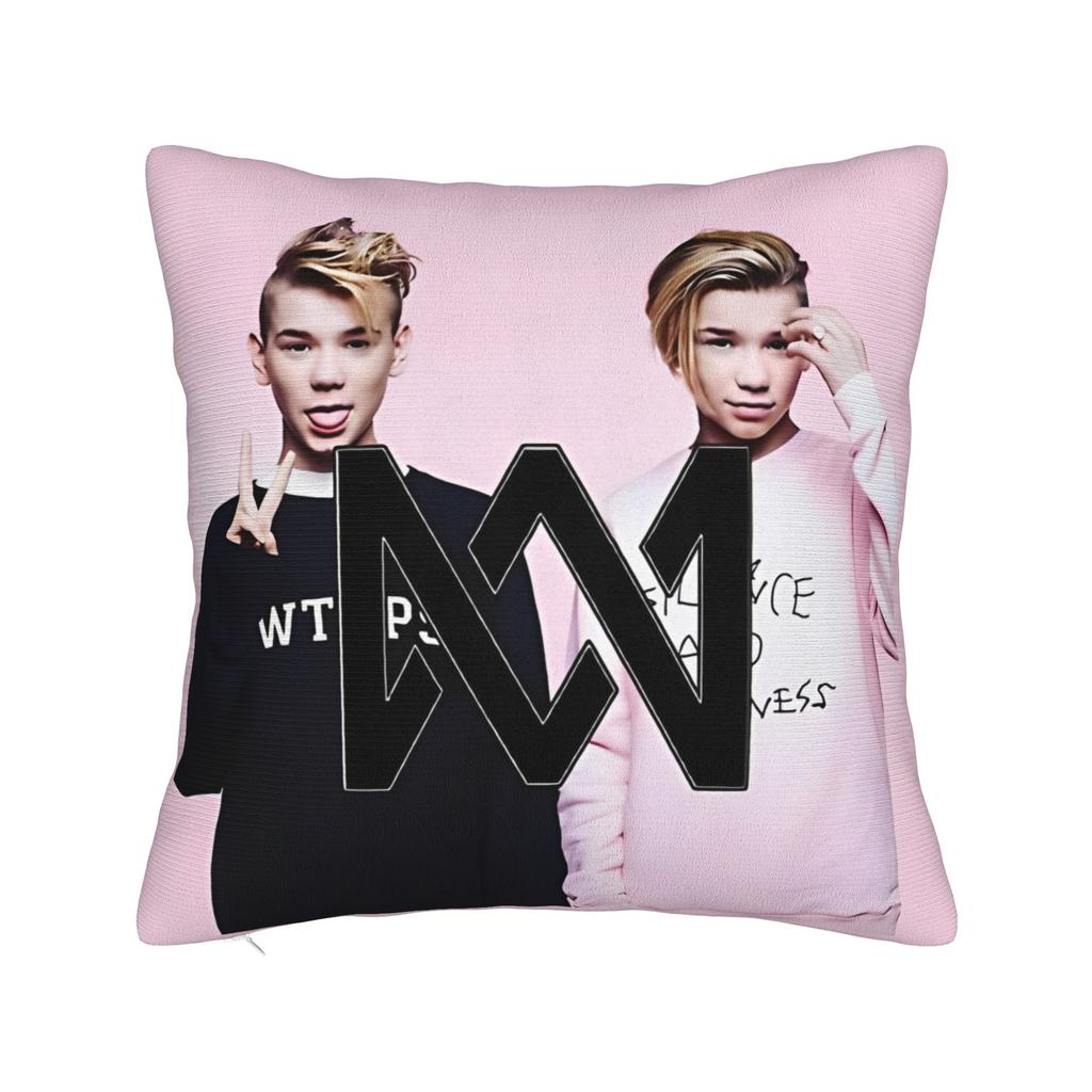 Квадратные Наволочки и Чехлы для Подушек Marcus And Martinus MM Смешные На молнии Декоративная Наволочка для Дома 4040см