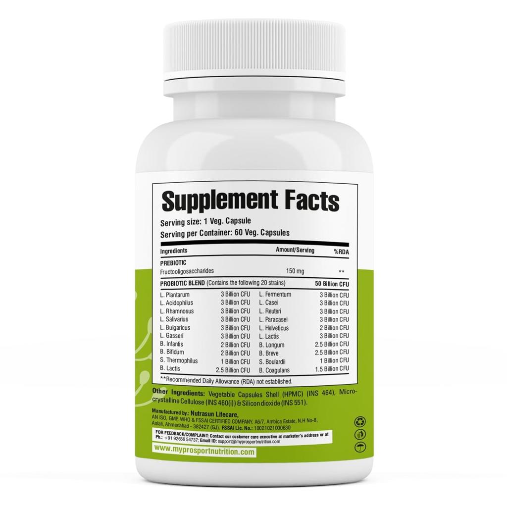 Пробиотики (60 кап), Probiotic,  Mypro Sport Nutrition