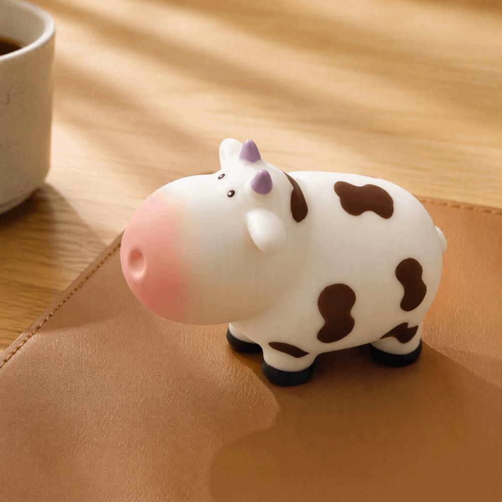 Soft Simulation Cow Fidget Toy Slow Rising Cow Slow Rebound Toy Simulation Cow Squishy Toy Adults