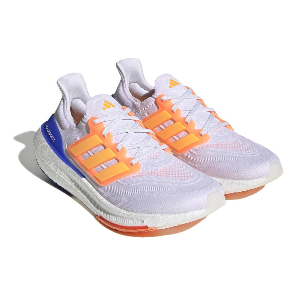 adidas UltraBoost Light Solar Gold Blue Мужские кроссовки White Cloud-White Lucid-Blue HQ6352