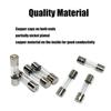 100/72pcs Car Fast-blow Glass Fuses Car Glass Tube Fuses 0.2-20A 0.5-30A Assorted Kit for Car Light Inflator vacuum Cleaner Fuses4