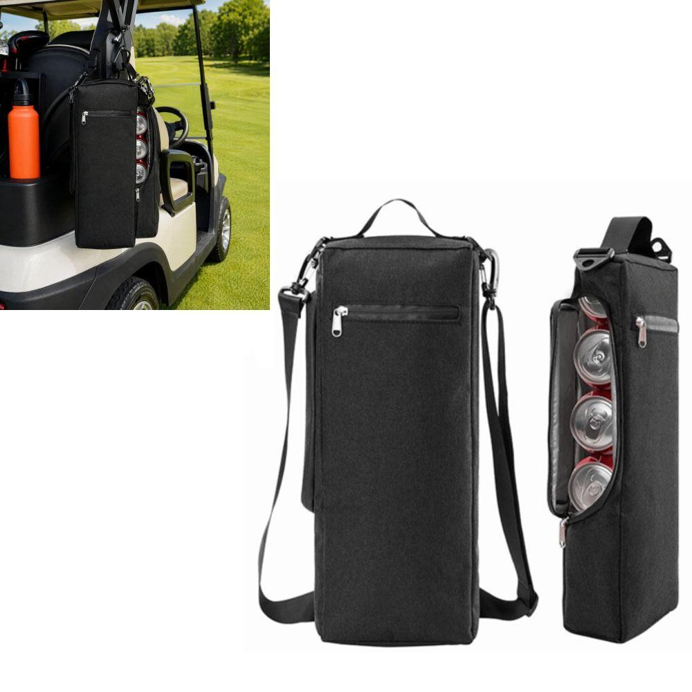Oxford Fabric Golf Cooler Bag Soft Golf Bag Cooler Sleeve Durable Insulated Drink Cooler  Beach