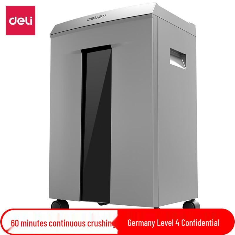 Deli 9958 Commercial Micro-Cut Paper Shredder CN plug (adapter included)