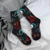 Ghost Band Cartoon Stockings Men's  Socks High Quality Fashion Socks Autumn Outdoor Sports Non Slip Pattern Socks Gift