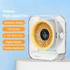 Mini Home Desktop Fan LED Digital 3000mAh USB Rechargeable Fan 100 Speeds Wind Adjustable Quiet Camping Circulation Fan
