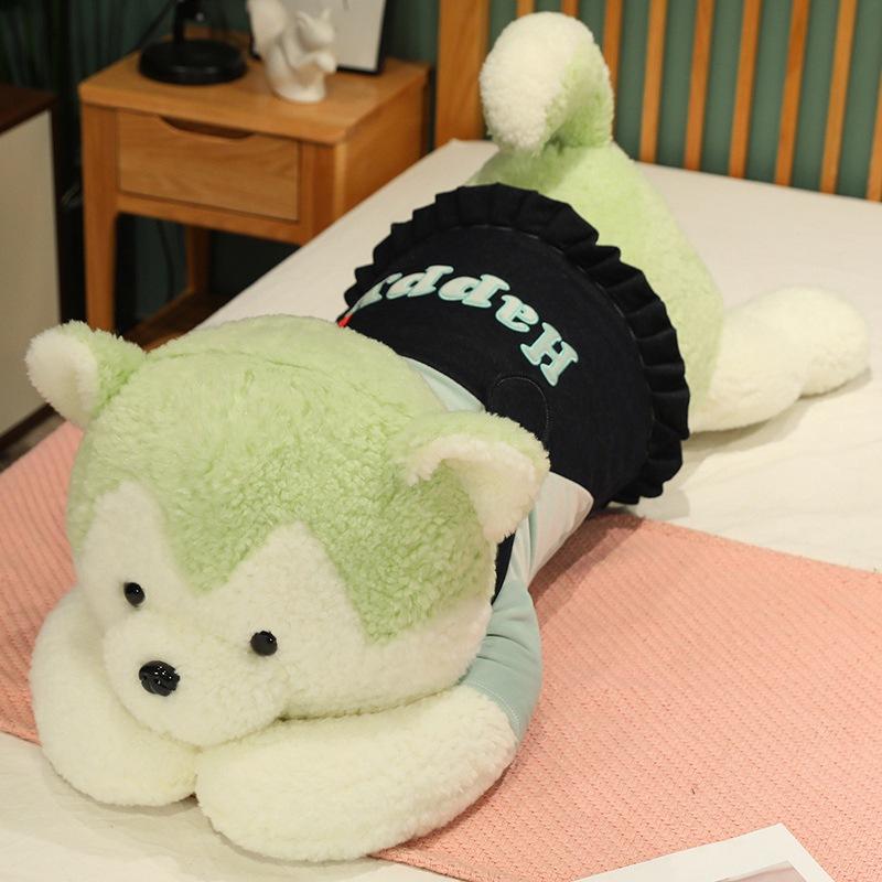 Большая кукла Хаски для пары, плюшевая игрушка, кукла-собака, подушка для сна для девочки, кукла-марионетка