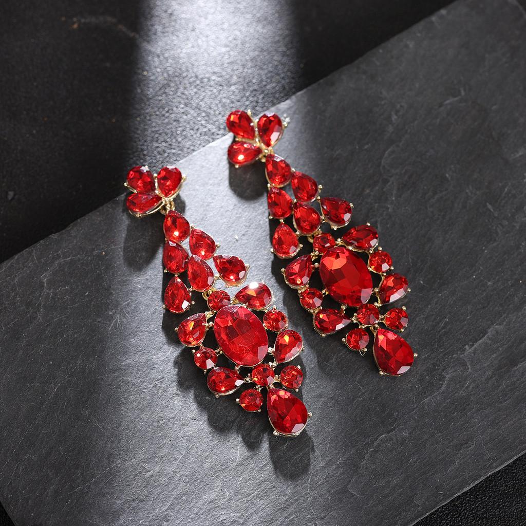 Luxury Alloy Geometric Earrings With Irregular Design For Women Fashion Accessories