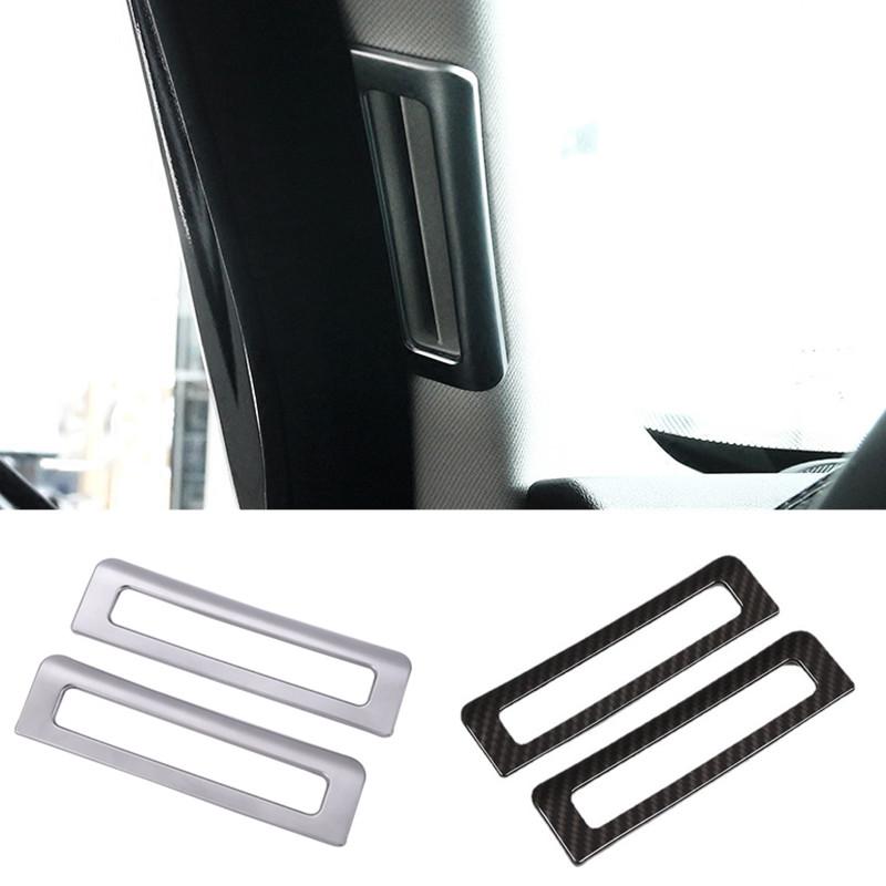 ABS Car A Pillar Air Conditioning Outlet Vent Cover Trim Frame For Jaguar XE X760 XF X260 2016-2018 Auto Interior