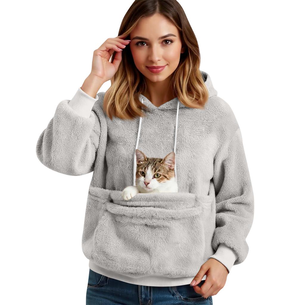 Женская мода однотонный с длинным рукавом повседневный пуловер топ со стойкой воротником