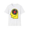 Vinyl Album T-Shirt, Funny Music Fan Tee, Head Graphic Tee, Unisex Softstyle