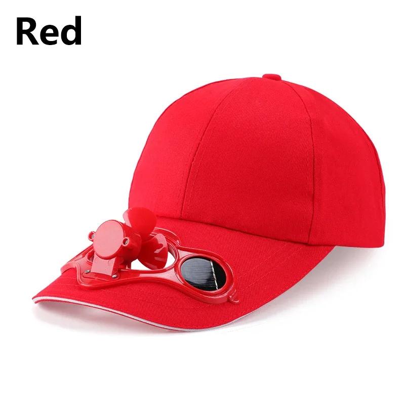 Sunscreen Solar Powered Fan Hat Summer Outdoor Sport Hats Sun Protection Cap With Solar Cool Fan Bicycling Climbing Baseball Cap