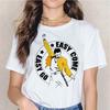 Freddie Mercury T -Shirt Ullzang Tshirt Women Female Hip Hop T -Shirt Ulzzang Queen Band