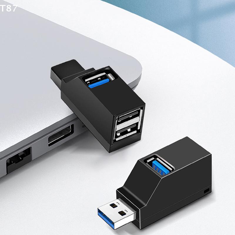 Высокоскоростной USB 3.0 Хаб-адаптер Удлинитель Мини-разветвитель 3 порта Передача данных USB-разветвитель Док-станция Для ПК Ноутбука Запчасти