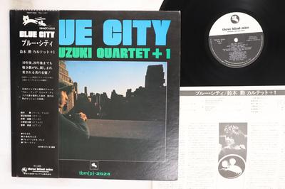 Виниловая пластинка ISAO SUZUKI TRIO Blue City TBM2524 THREE BLIND MIC 1979 Япония Оби Джаз Б/у