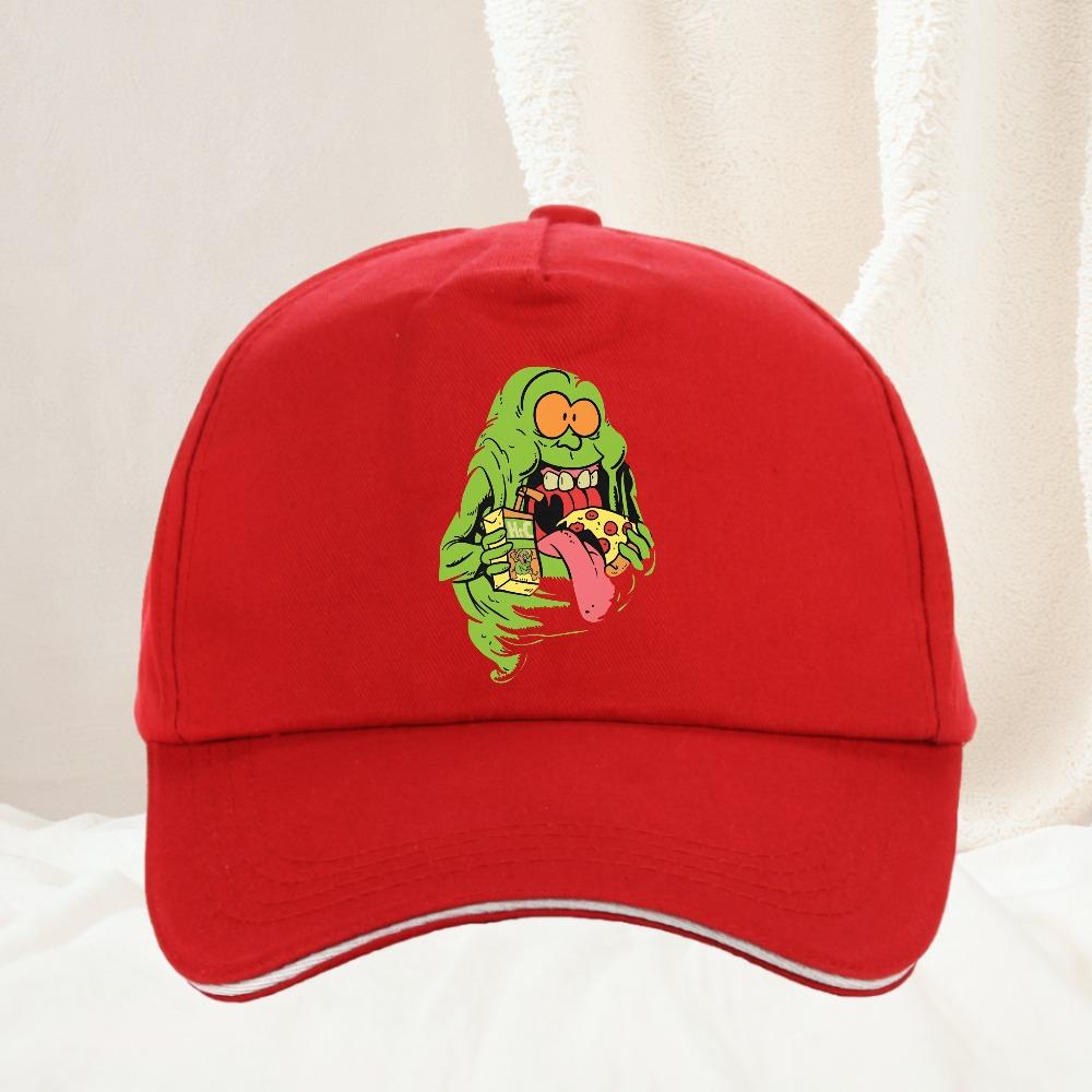 Ghostbuster Slimer Pizza denim Hat Outdoor Adventures Hats Women Baseball Cap For Unisex Adjustable Hats
