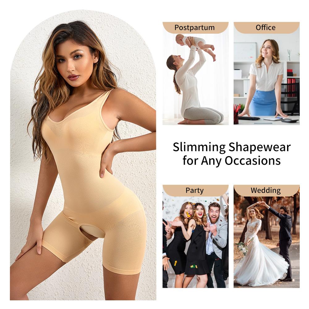 Женский корсет для всего тела, корсет для талии, корректирующее белье, боди для похудения, майки, рубашка с открытой промежностью, корсет, подтягивающее белье для послеродового восстановления