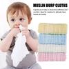 Muslin Burp Cloths For Baby Boys Girls Face Towel Cotton Cloth And For Babies Burping Soft Abso H4W6