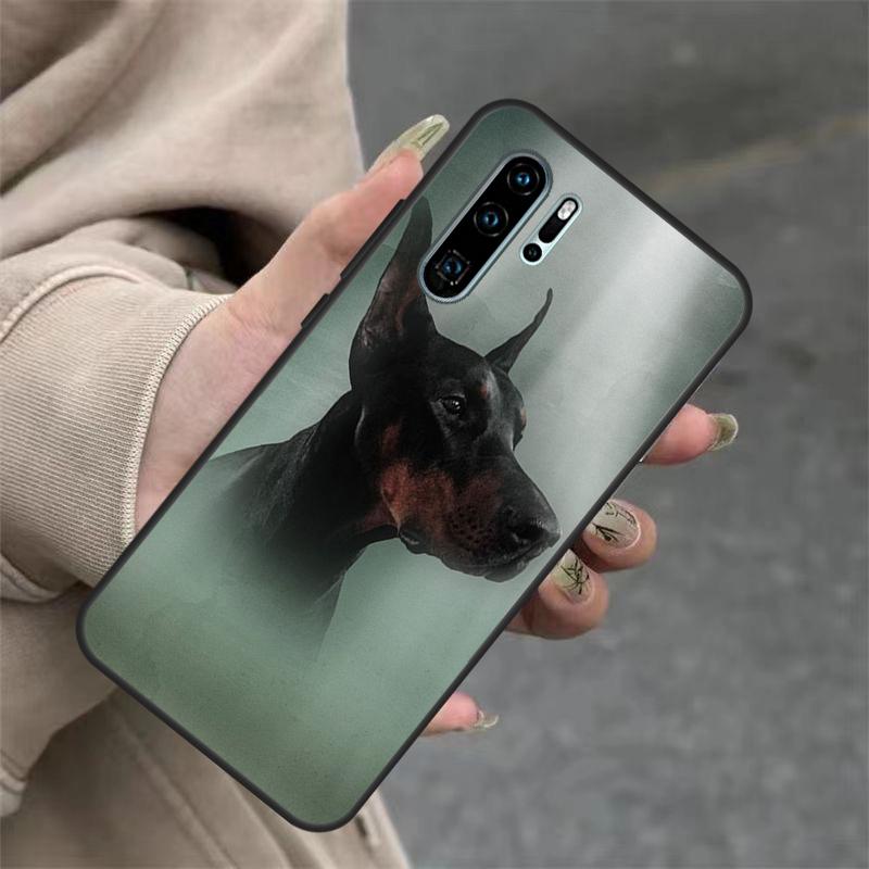 Doberman Dog Case For Huawei P40 Lite P20 P30 Nova 11 Pro 9 10 SE 3i 7i 11i 5T Y60 Y61 Y70 Y90 Y91 Cover