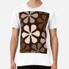 Abstract Flowers Browns and Creams  S To 5XL Made In the AU/USA T-Shirt