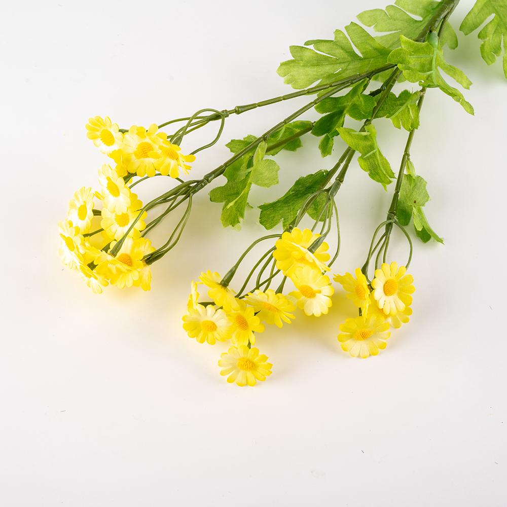 Artificial Silk Daisy Flower Bouquet for Home Table Centerpieces Arrangement Decoration