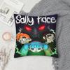 Игровой S-Sally F-Face Ужас Приключение Наволочка Квадратная Двусторонняя Печать Короткий Плюш Подушка для Дивана Чехол Спальня