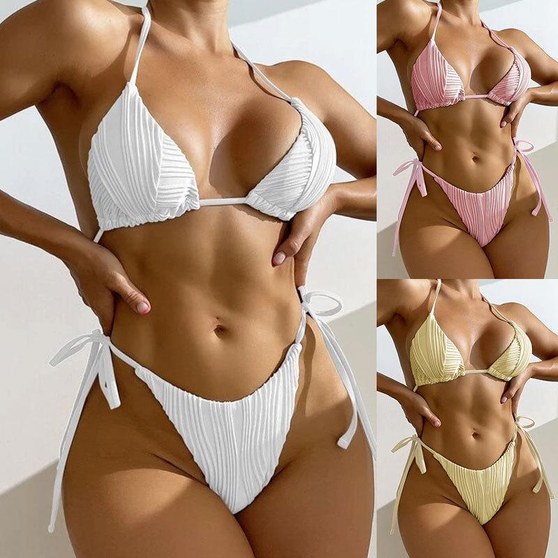 Ri Shang 2022 Women's Long Sleeve Sexy Sporty Split Swimsuit with European & American Style Print