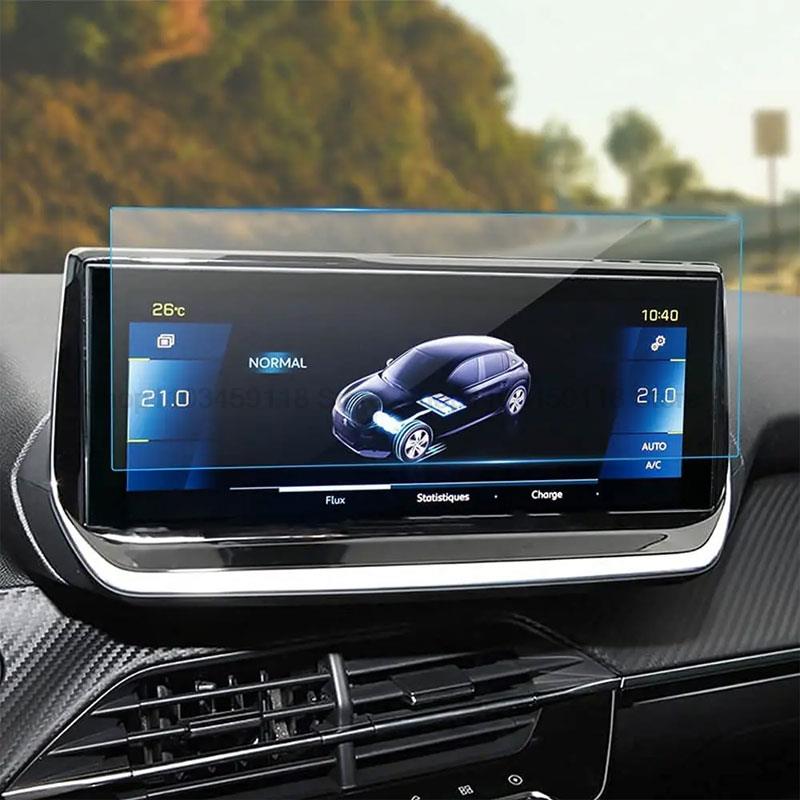 Tempered glass screen protective film For Peugeot 208 E208 7inch or 10.1 inchcar gps navigation interior accessories