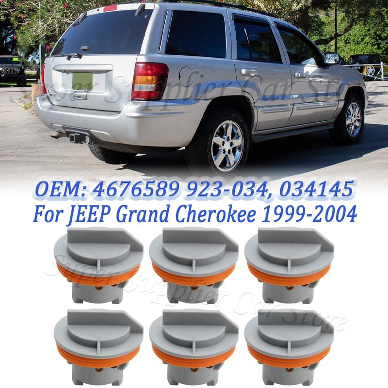Новый для JEEP Grand Cherokee 1999-2004 Автомобильный задний тормозной фонарь Стоп-сигнал Задний патрон для лампочки Комплект KBS01 6 ШТ 4676589 923-034 034145