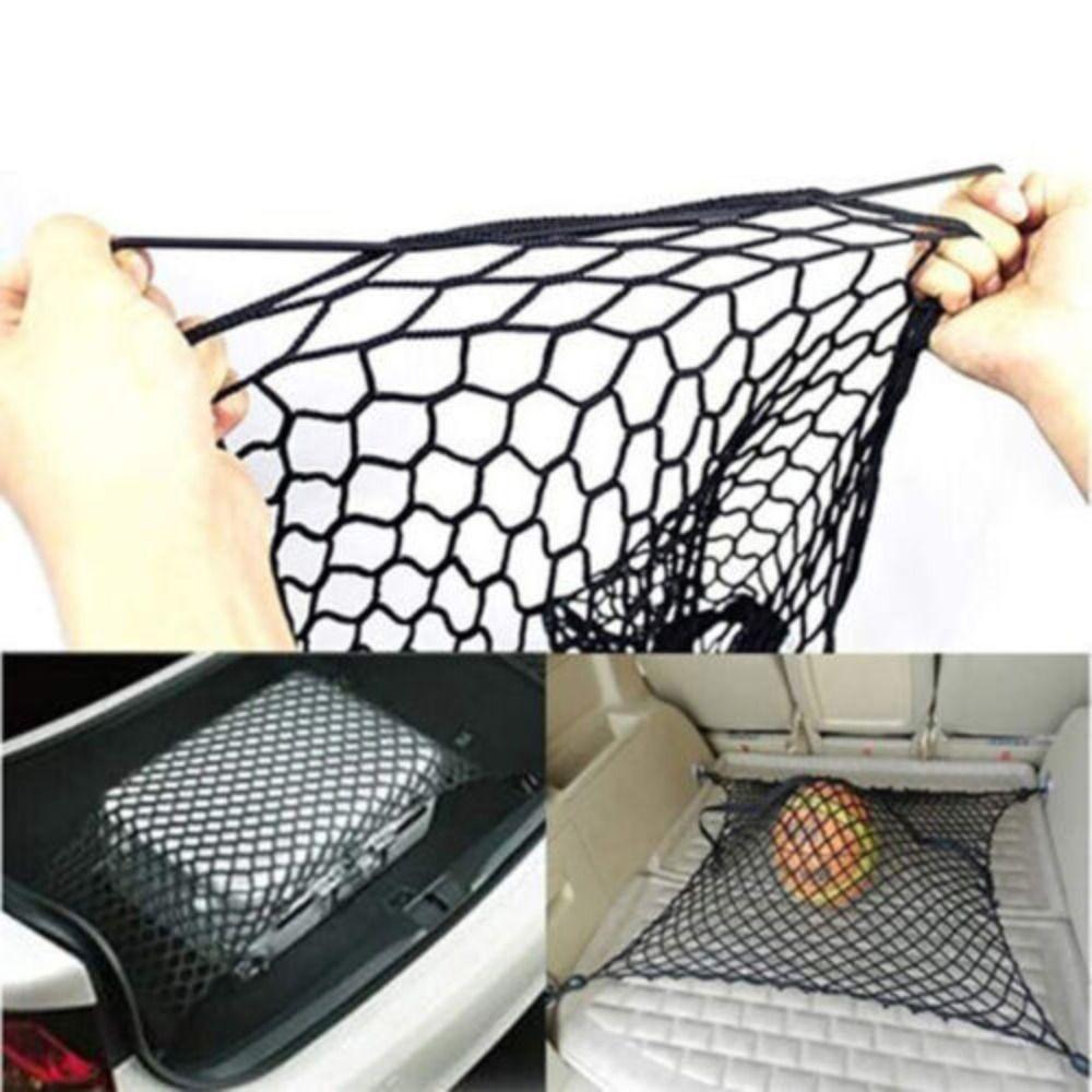 Карманный сетчатый карман для фургона, грузовика, украшение для салона автомобиля, органайзер для хранения багажа, сетка для багажника автомобиля