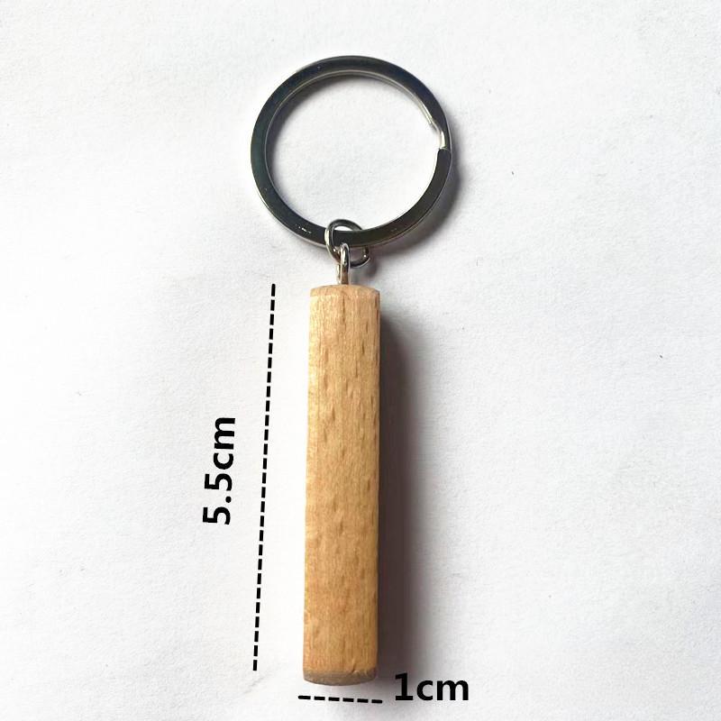 3 шт./компл. деревянный брелок для ключей из бука, подвеска-брелок
